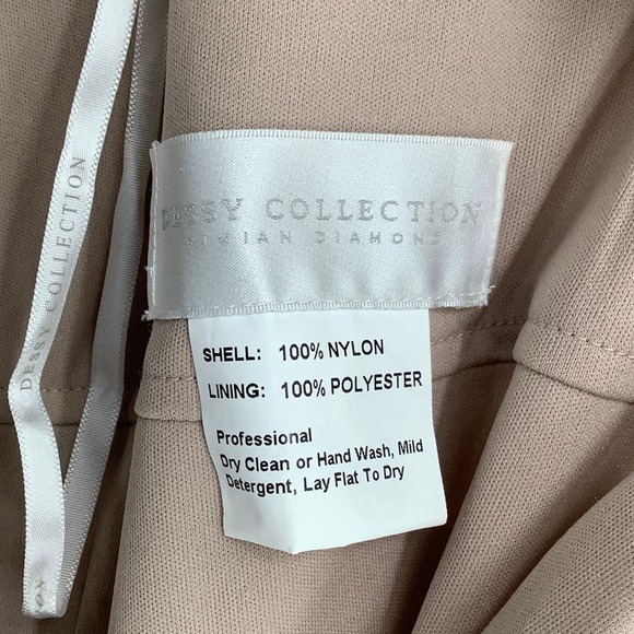 NEW Dessy Collection Size 12 Elle Sequin Cowl Back Cinnamon Dress $292 msrp J2-6 - Picture 5 of 10